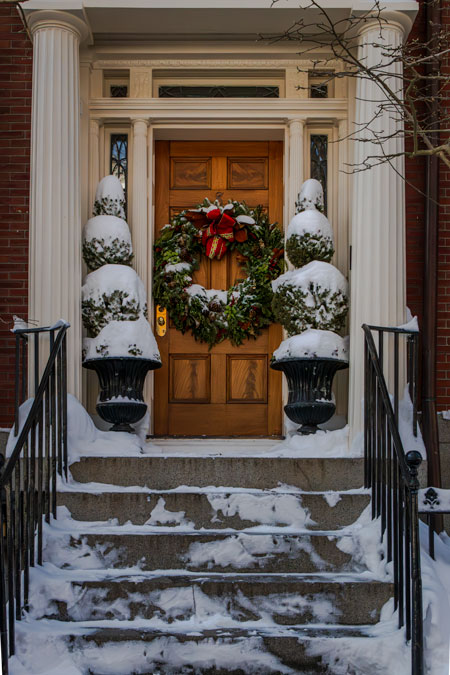 blizzard Boston snow steps to door 4856 small