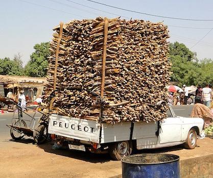 truck load of wood